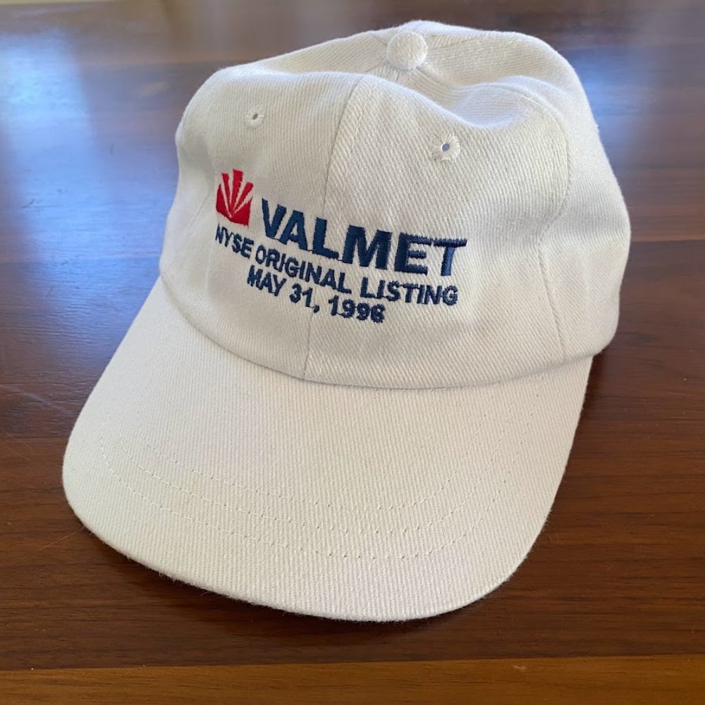 Vintage NYSE Stock Exchange Valmet Original Listing Hat